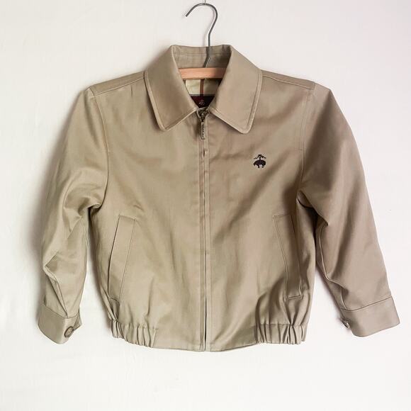 NWOT Brooks Brothers Boys Tan Jacket. Size XS/4. Great condition. - Picture 1 of 6